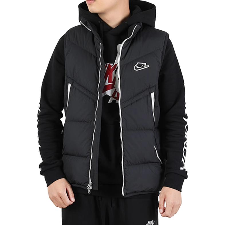 Sizing 나이키 스포츠웨어 다운-필 윈드러너 쉴드 블랙 패딩 베스트 자켓 CU4415-010