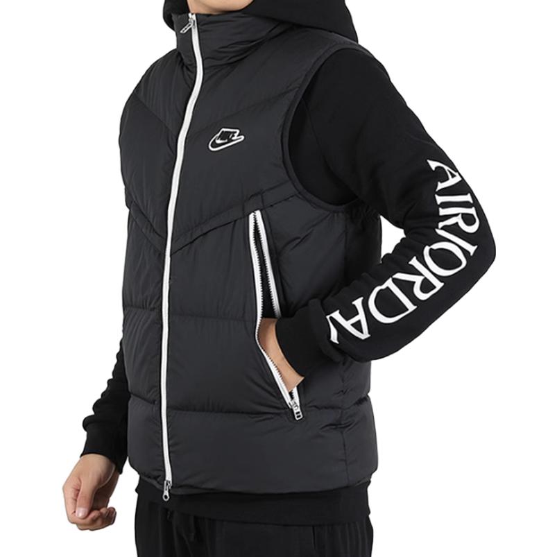 Cheap 나이키 스포츠웨어 다운-필 윈드러너 쉴드 블랙 패딩 베스트 자켓 CU4415-010