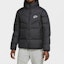 Shop Nike Sportswear Down-Fill Windrunner Winter Black Hooded Puffer Jacket CU4405-010