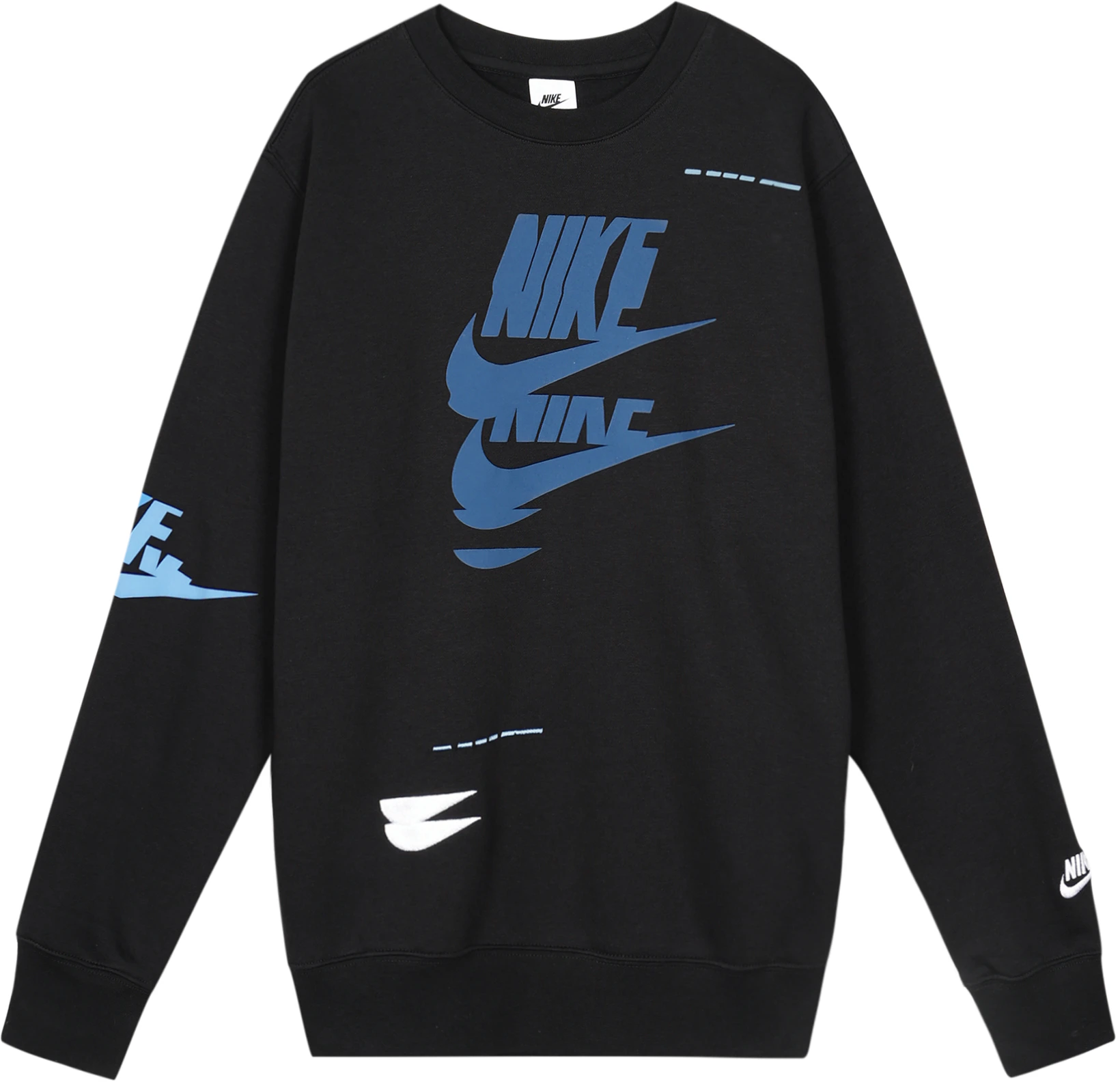 nike-sportswear-essentials-logo-fleece-crewneck-sweatshirt-winter-black-gift-dm-6876-010