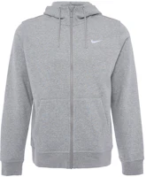 Nike Sportswear Fleece-Lined Hooded Jacket Casual Grey 623451-063 Nike Sportswear Fleece-Lined Hooded Jacket Casual Grey 623451-063