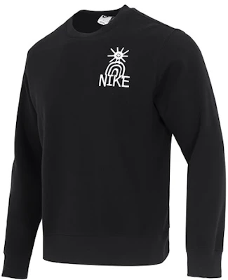 Nike Sportswear Fleece Crewneck Logo Sweatshirt Hitam DQ4073-010 Buy Nike Sportswear Fleece Crewneck Logo Sweatshirt Hitam DQ4073-010