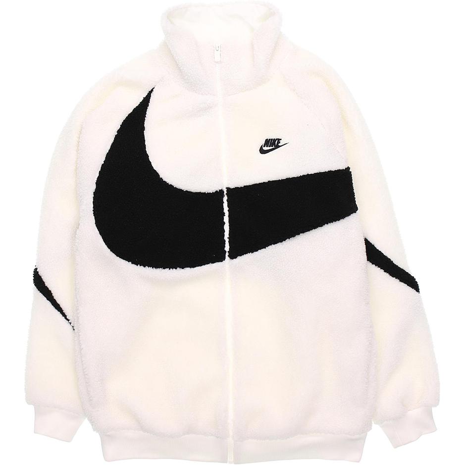 Nike Sportswear Fleece Stand Collar Jacket White DH2474-110
