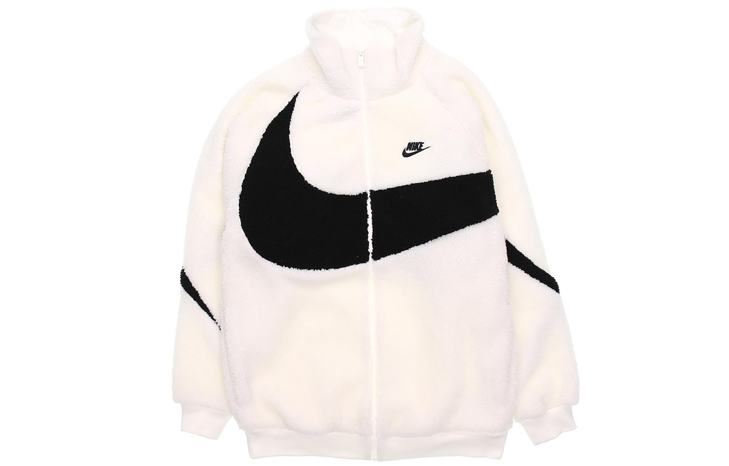 Order Nike Sportswear Fleece Stand Collar Jacket White DH2474-110