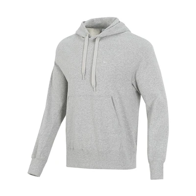 Nike Sportswear French Terry Embroidered Logo Hoodie Light Grey DA0024-050