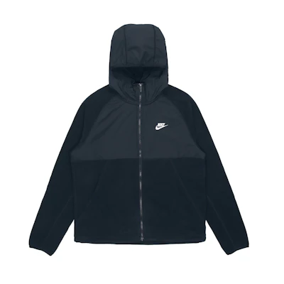 Nike Sportswear Full-Zip Fleece Hoodie Jacket Black DM1220-010
