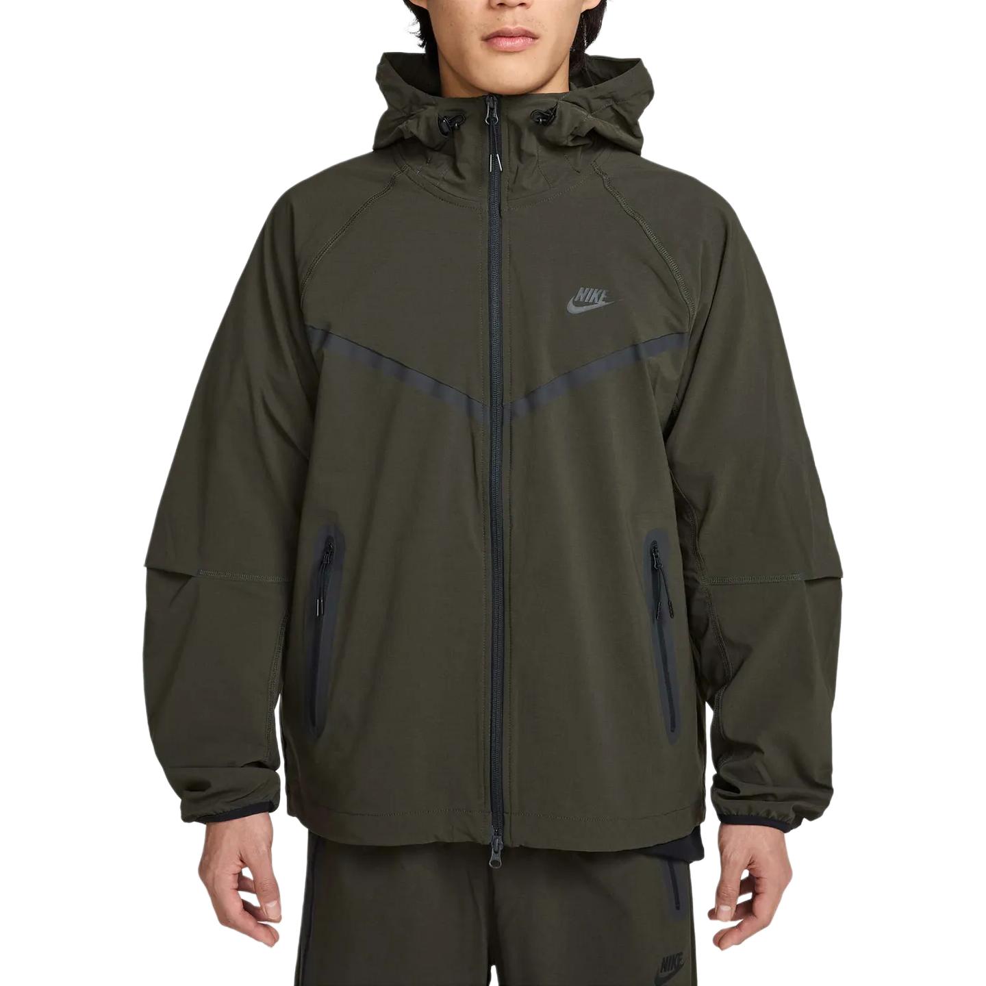 Nike Sportswear FW25 Green Hooded Jacket - Stylish & Comfortable HM7152-355