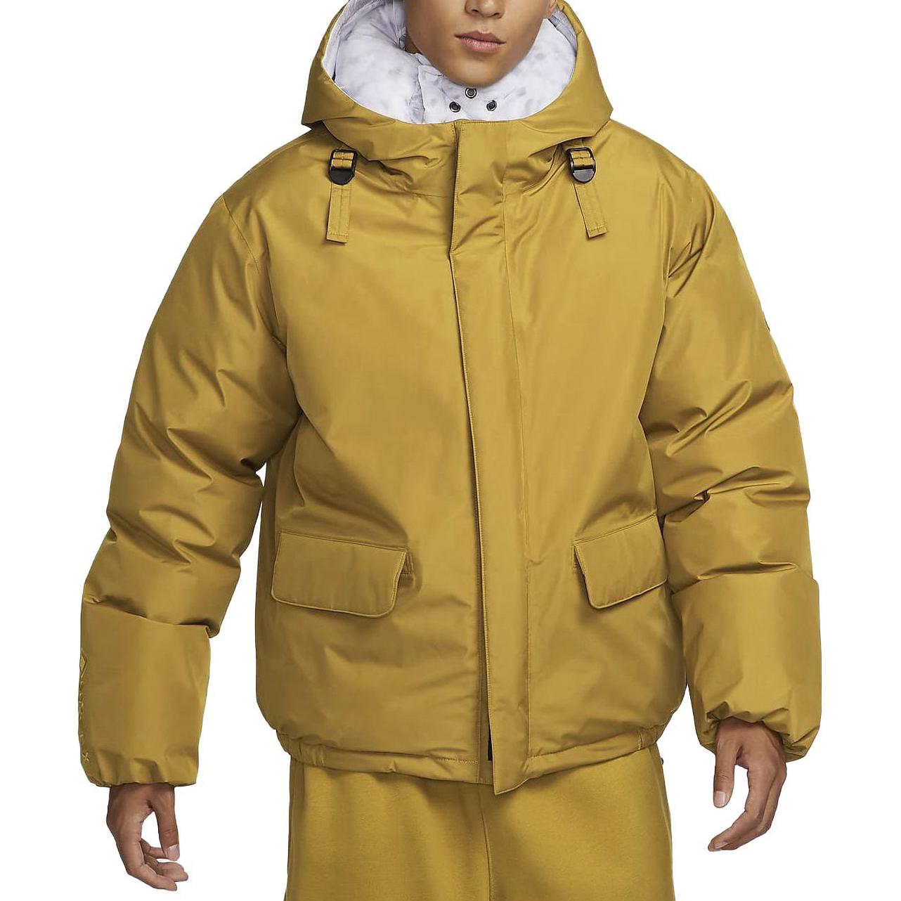 Sizing Nike Sportswear GORE-TEX Jaket Waterproof Outdoor Berhoodie Warna Perunggu. FB7595-716