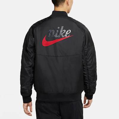 Chaqueta Reversible con Logo Nike Sportswear Heritage Essentials Negra. CZ9999-011 Sizing Chaqueta Reversible con Logo Nike Sportswear Heritage Essentials Negra. CZ9999-011