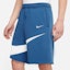 Details for Nike Sportswear Industrial Blue Swoosh Logo Knit Casual Shorts. DJ5373-440