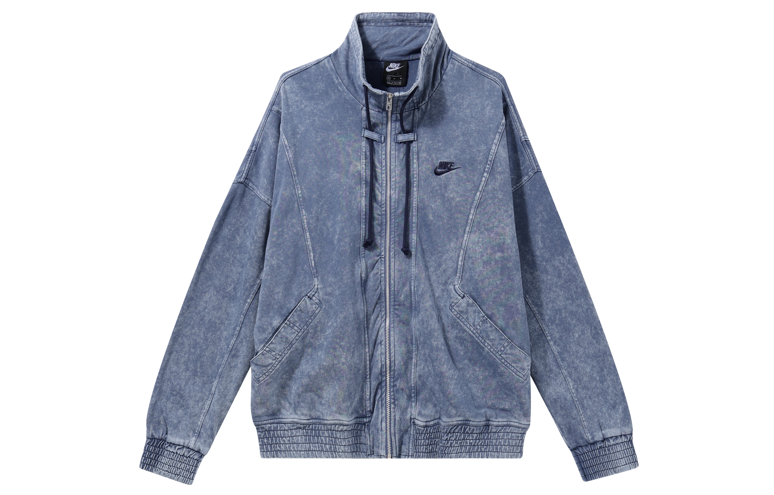 Nike Sportswear Knit Washed Jacket Blue CV4354-442