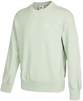 Nike Sportswear Light Green Logo Crewneck Pullover Sweatshirt Casual Wear DA0022-017 Nike Sportswear Light Green Logo Crewneck Pullover Sweatshirt Casual Wear DA0022-017