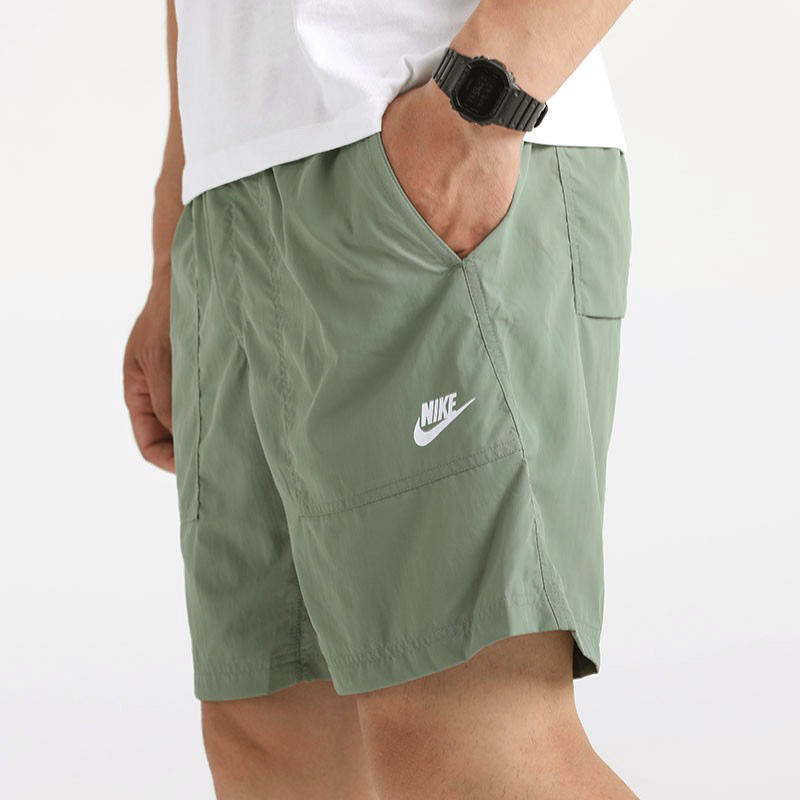 Purchase Nike Sportswear Light Green Woven Training Shorts with Large Pocket CU4472-353
