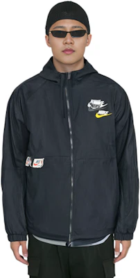 Nike Sportswear Lightweight Multi-Swoosh Woven Jacket Black Spring Casual DV3313-010 Details for Nike Sportswear Lightweight Multi-Swoosh Woven Jacket Black Spring Casual DV3313-010