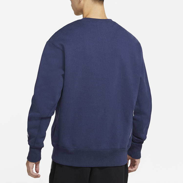 Purchase Nike Sportswear Logo Crewneck Pullover Sweatshirt Biru Navy CU4264-410