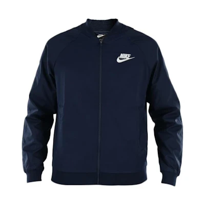 Nike Sportswear Logo Print Full-Zip Jacket Navy Blue 832225-451