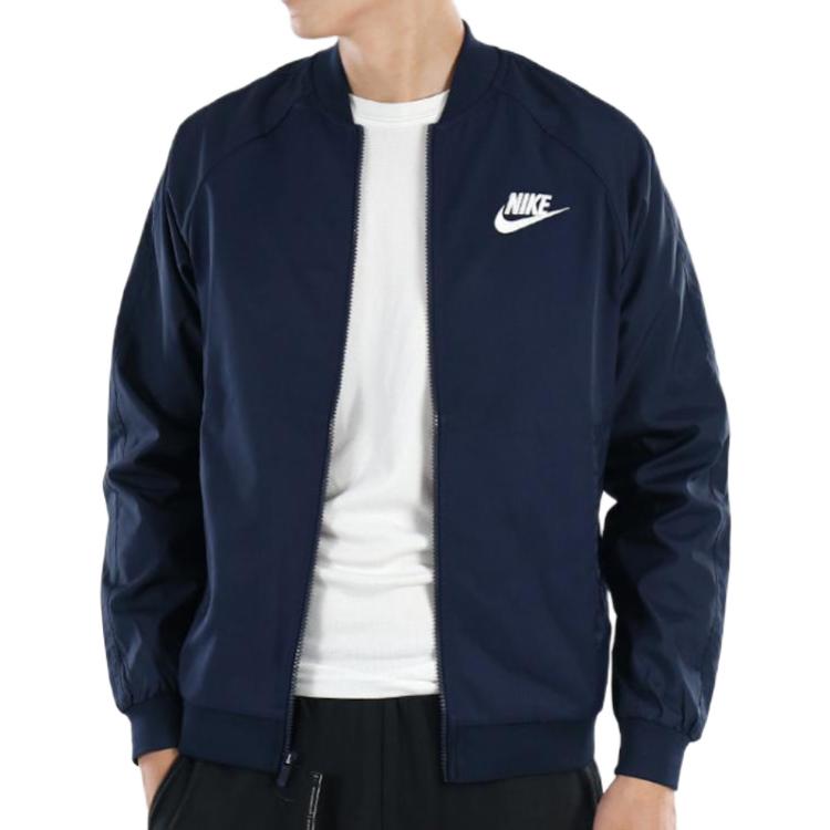 Nike Sportswear Logo Print Full-Zip Jacket Navy Blue 832225-451 圖 4