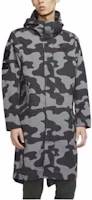 Nike Sportswear Mid-Length Camo Windbreaker Jacket - Dark Gray CK2537-084 Nike Sportswear Mid-Length Camo Windbreaker Jacket - Dark Gray CK2537-084