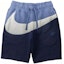 Buy Nike Sportswear Obsidian French Terry Colorblock Shorts AR3162-438