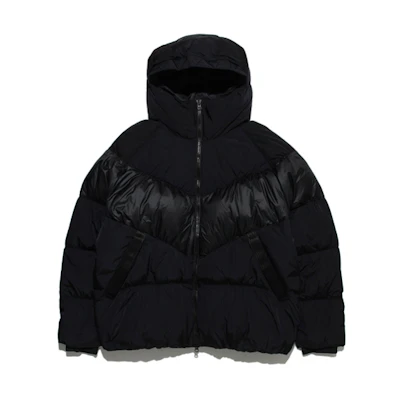 Nike Sportswear Puffer Jacket for Men - Black Winter Colorblock Design BV4720-010