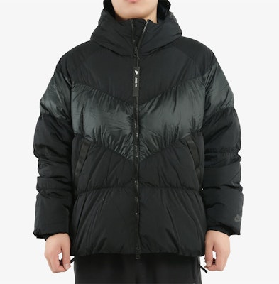 Nike Sportswear Puffer Jacket for Men - Black Winter Colorblock Design BV4720-010 Details for Nike Sportswear Puffer Jacket for Men - Black Winter Colorblock Design BV4720-010