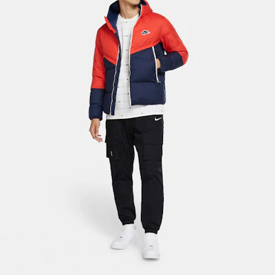 Chaqueta Puffer Nike Sportswear Windrunner Invierno Relleno Plumón Roja/Azul CU4405-673 Details for Chaqueta Puffer Nike Sportswear Windrunner Invierno Relleno Plumón Roja/Azul CU4405-673