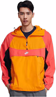 Lookbook Nike 運動復古配色半拉鍊外套 橘色男款 BV5386-873