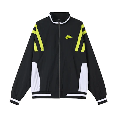 Nike Sportswear Retro Colorblock Logo Woven Jacket Black CJ4922-010