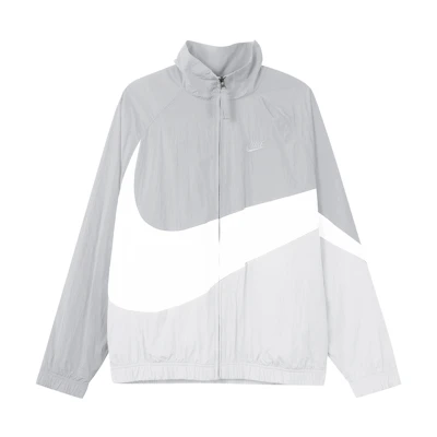 Nike Sportswear Retro Colorblock Track Jacket Grey with Large Logo for Men AR3133-012