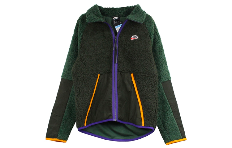 Nike Sportswear Retro Colorblock Warm Jacket Green Unisex BV3722-355