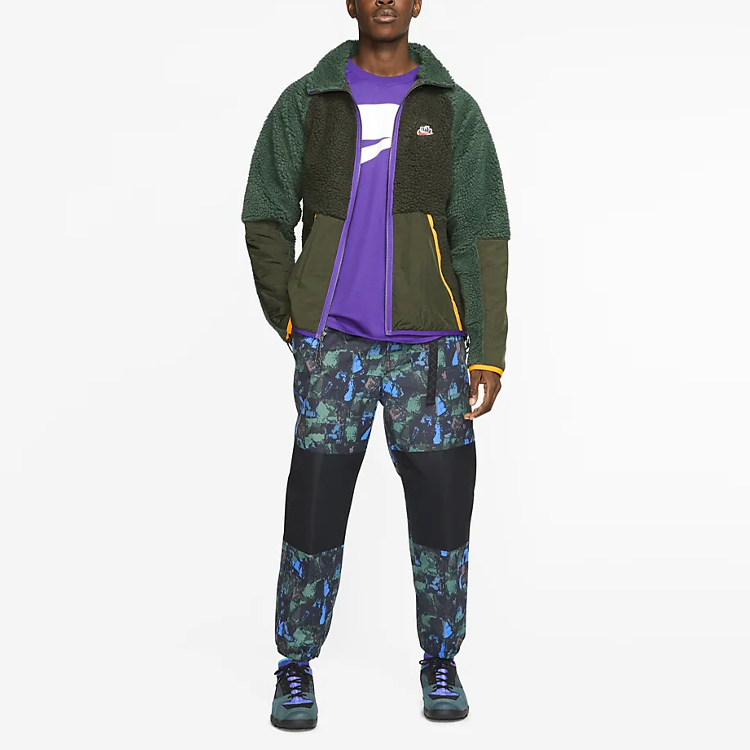 Nike Sportswear Retro Colorblock Warm Jacket Green Unisex BV3722-355 圖 3