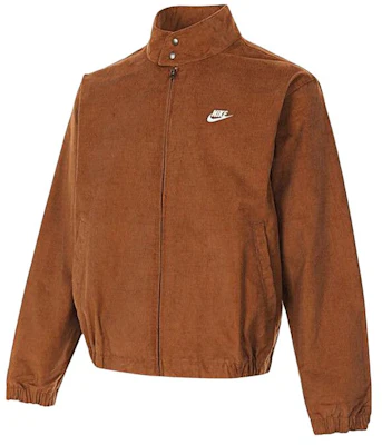 Nike Sportswear Retro Corduroy Harrington Jacket Coklat Jaket Kasual Lelaki FZ0632-281 Order Nike Sportswear Retro Corduroy Harrington Jacket Coklat Jaket Kasual Lelaki FZ0632-281