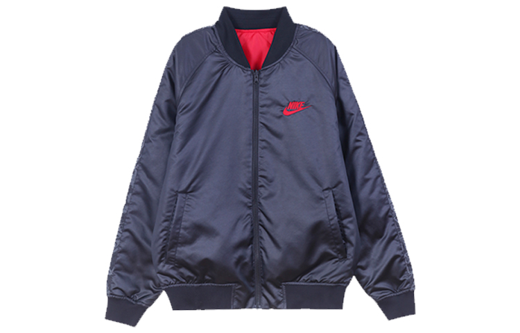Nike Sportswear Reversible Swoosh Black Bomber Jacket CT7365-010