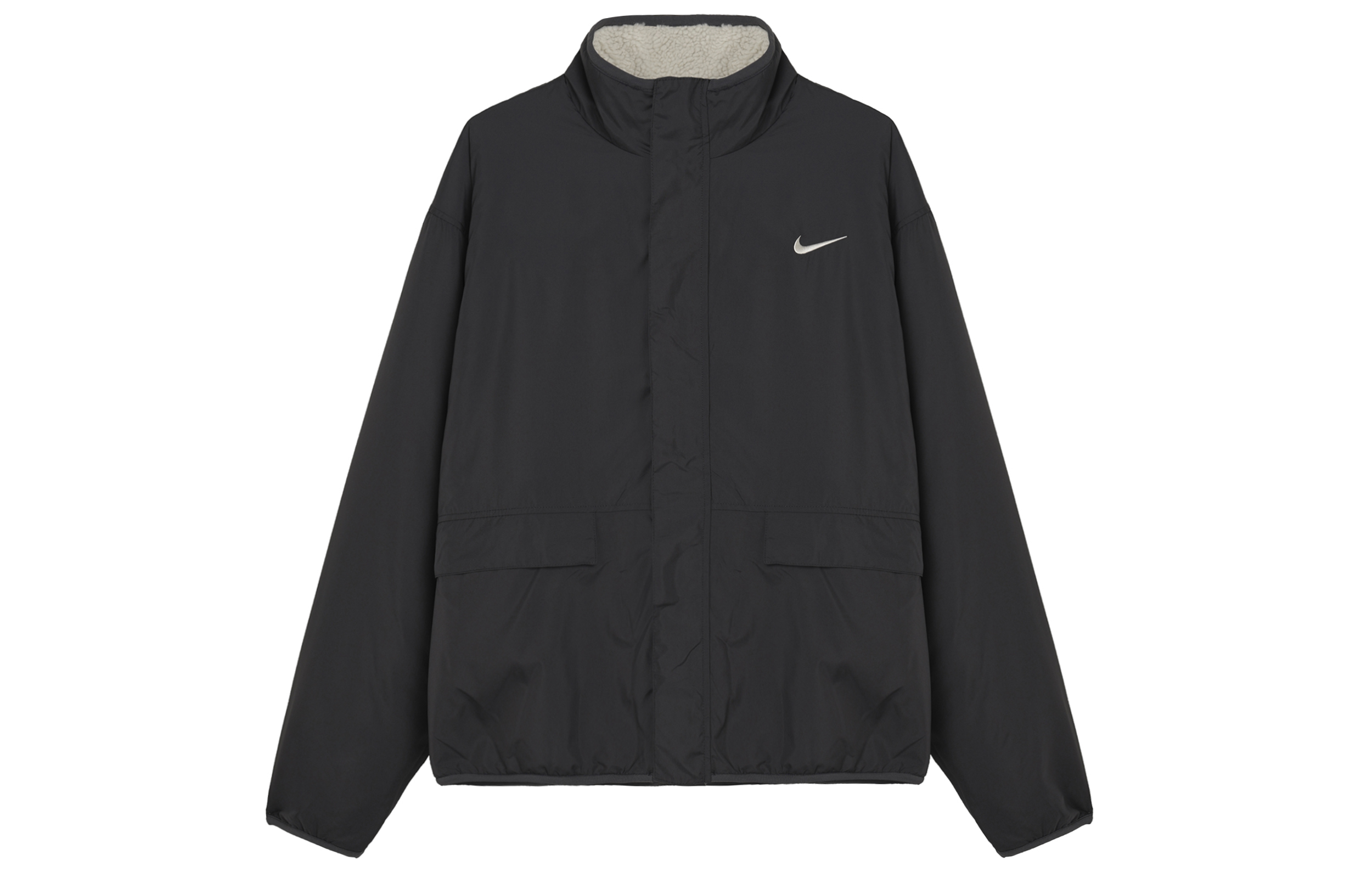 Nike Sportswear Reversible Zip-Up Jacket Black - Versatile & Comfortable HV1737-060