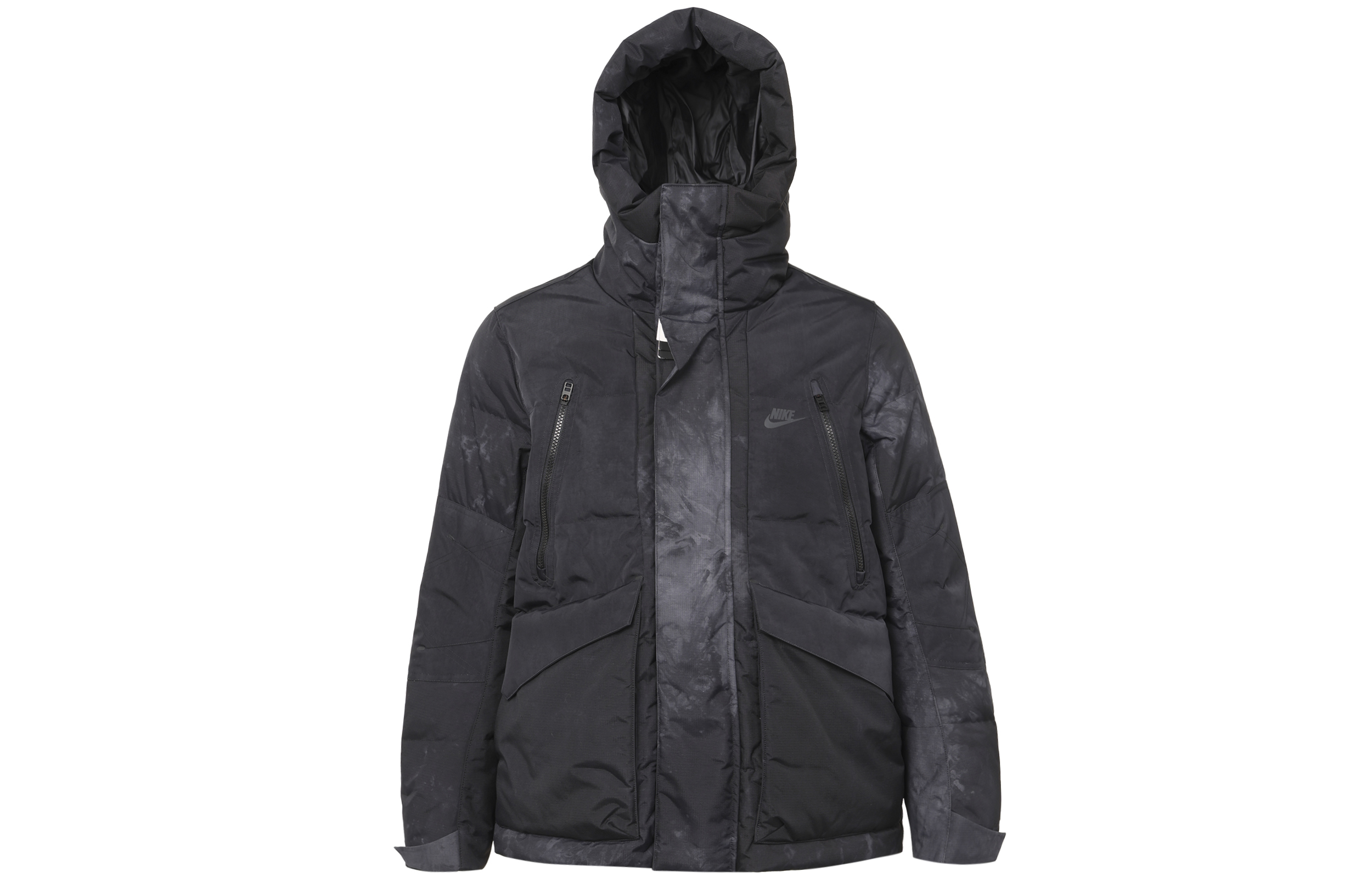 Nike Sportswear Storm-Fit City Series Black Winter Hooded Down Jacket. DD8288-010
