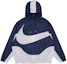 Order Nike Sportswear Swoosh Colorblock Logo Hooded Woven Jacket Navy Blue Spring DD5968-437