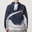 Purchase Nike Sportswear Swoosh Colorblock Logo Hooded Woven Jacket Navy Blue Spring DD5968-437