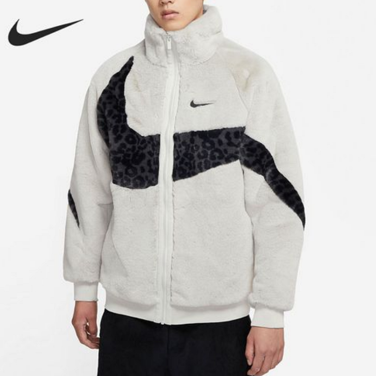 Sizing Nike Sportswear Swoosh Colorblock Logo Track Jacket Spring White DH6685-072