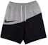 Buy Nike Sportswear Swoosh Colorblock Shorts Hitam/Abu-Abu BV5310-064