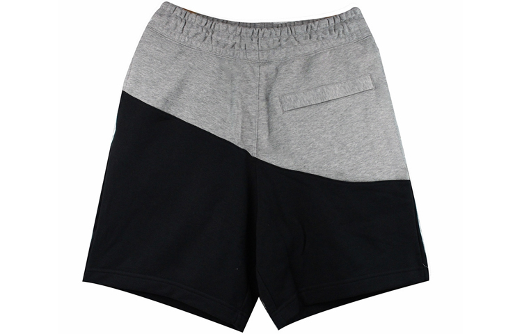 Lookbook Nike Sportswear Swoosh Colorblock Shorts Hitam/Abu-Abu BV5310-064