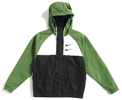 Nike Sportswear Swoosh Double Swoosh Windbreaker Jacket Spring Men’s Green CJ4889-010 Nike Sportswear Swoosh Double Swoosh Windbreaker Jacket Spring Men’s Green CJ4889-010