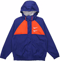 Order Nike Sportswear Swoosh Double Swoosh Windbreaker Jacket Biru Gaya Musim Bunga CJ4889-455