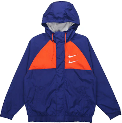 Nike Sportswear Swoosh 雙勾防風外套 藍色春季款 CJ4889-455 Order Nike Sportswear Swoosh 雙勾防風外套 藍色春季款 CJ4889-455