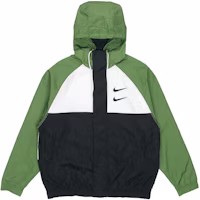 Nike Sportswear Swoosh Double Windbreaker Green Jacket Spring Edition DD1089-010 Nike Sportswear Swoosh Double Windbreaker Green Jacket Spring Edition DD1089-010