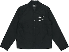Nike Sportswear Swoosh Embroidered Double Logo Loose Fit Winter Jacket Black . DM1247-010 Nike Sportswear Swoosh Embroidered Double Logo Loose Fit Winter Jacket Black . DM1247-010