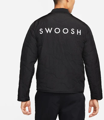 Nike Sportswear Swoosh Embroidered Double Logo Loose Fit Winter Jacket Black . DM1247-010 Purchase Nike Sportswear Swoosh Embroidered Double Logo Loose Fit Winter Jacket Black . DM1247-010