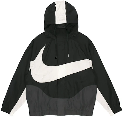 Nike Sportswear Swoosh Logo Windbreaker Jacket Black Spring Style DD5968-010 Buy Nike Sportswear Swoosh Logo Windbreaker Jacket Black Spring Style DD5968-010