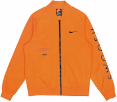 Nike Sportswear Swoosh Logo Zip Baseball Jacket Orange Fashion DJ5368-801 Nike Sportswear Swoosh Logo Zip Baseball Jacket Orange Fashion DJ5368-801