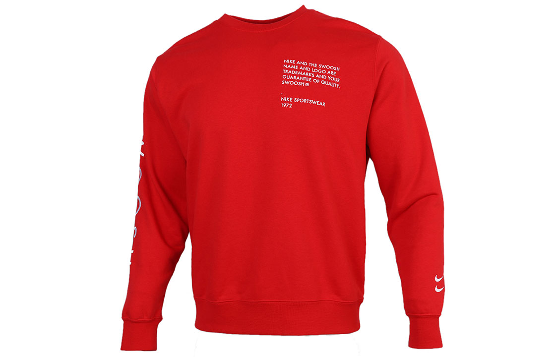 Nike Sportswear Swoosh Pullover Sweatshirt University Red () CU4035-657
