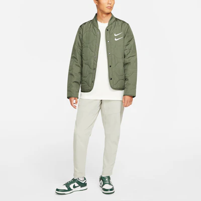 Nike 運動服 Swoosh 棉絎夾克 男款 寬鬆版 黃昏黃色 DM1247-380 Shop Nike 運動服 Swoosh 棉絎夾克 男款 寬鬆版 黃昏黃色 DM1247-380